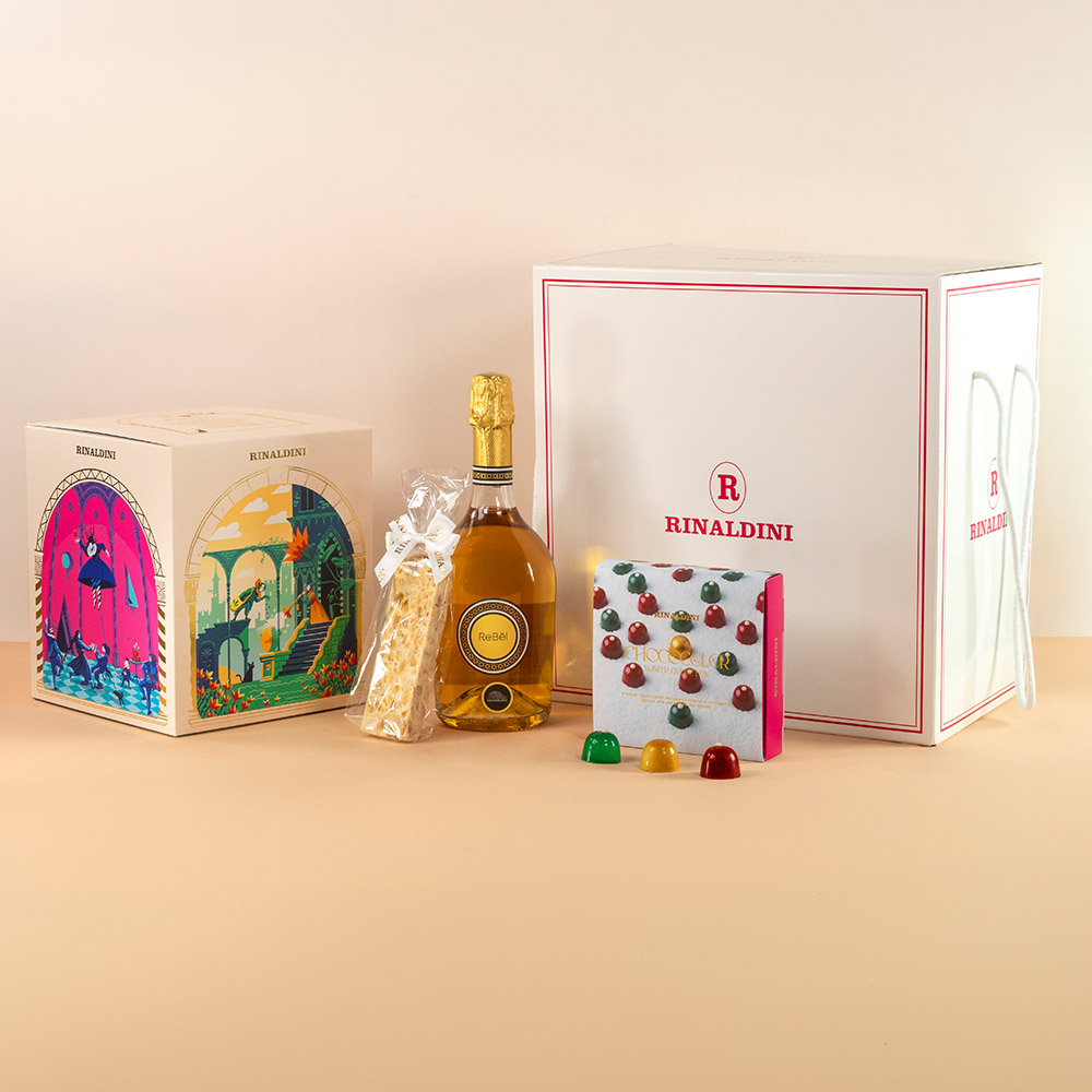Christmas Box Rinaldini - Panettone Classico 1000 g
