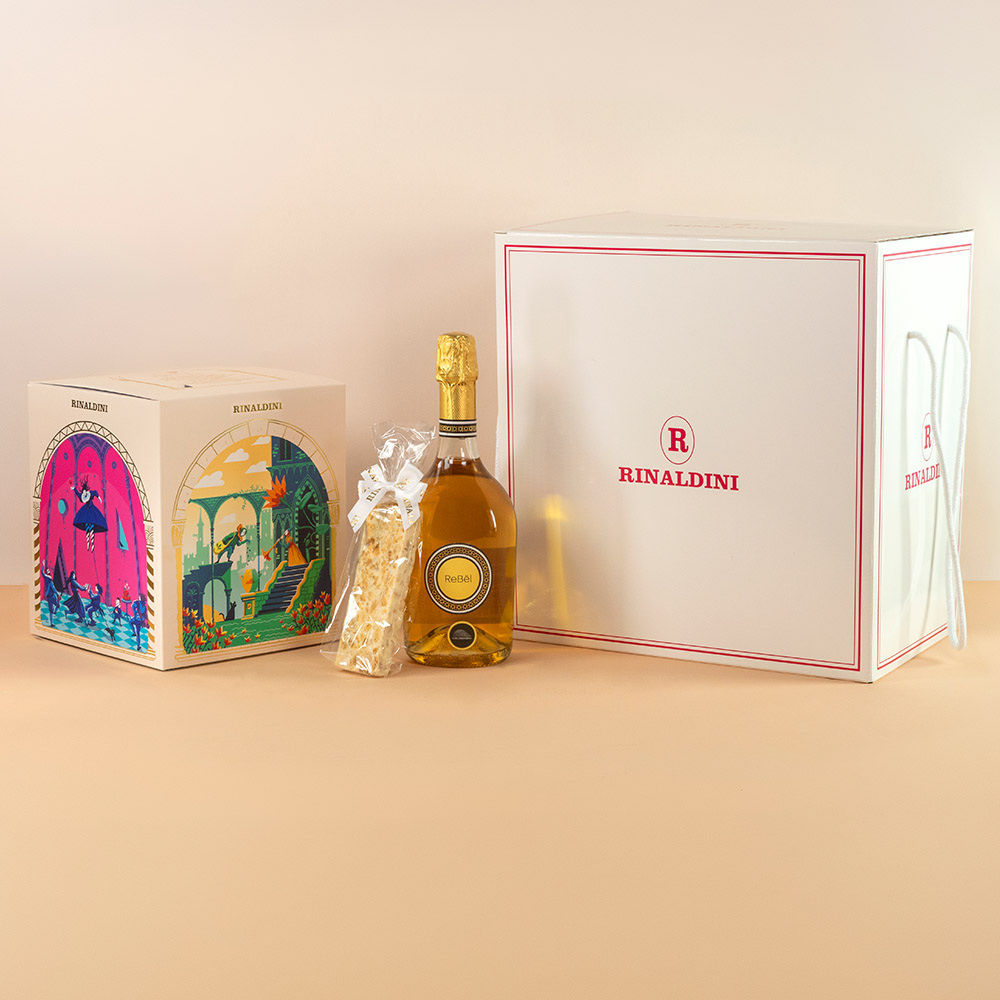 Christmas Box Rinaldini - Panettone Classico 500 g